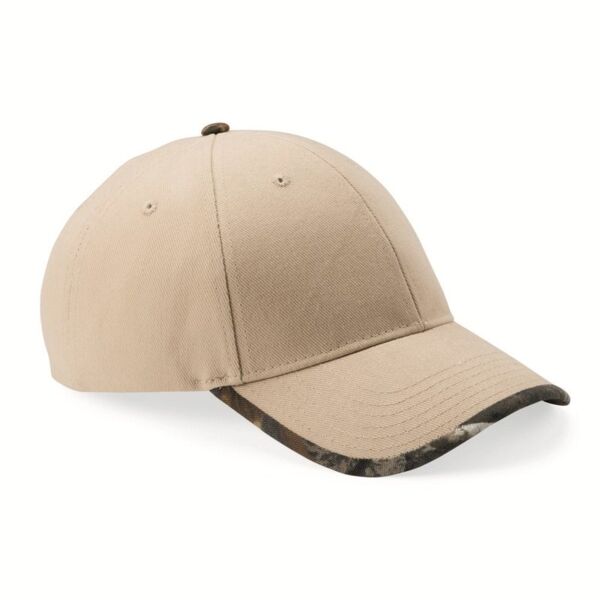 Solid with Licensed Camo Trim Cap Thumbnail